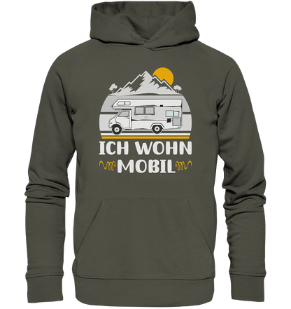 Ich wohn mobil - Organic Basic Hoodie