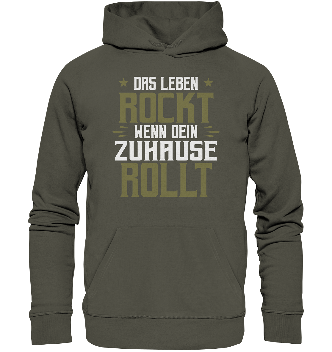 Das Leben rockt - Organic Basic Hoodie