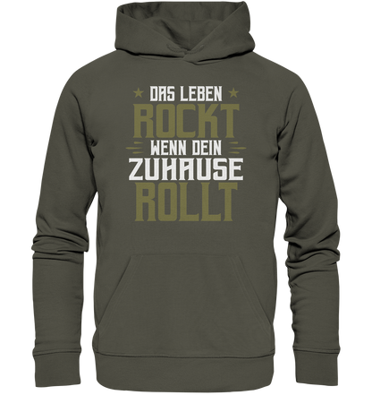 Das Leben rockt - Organic Basic Hoodie