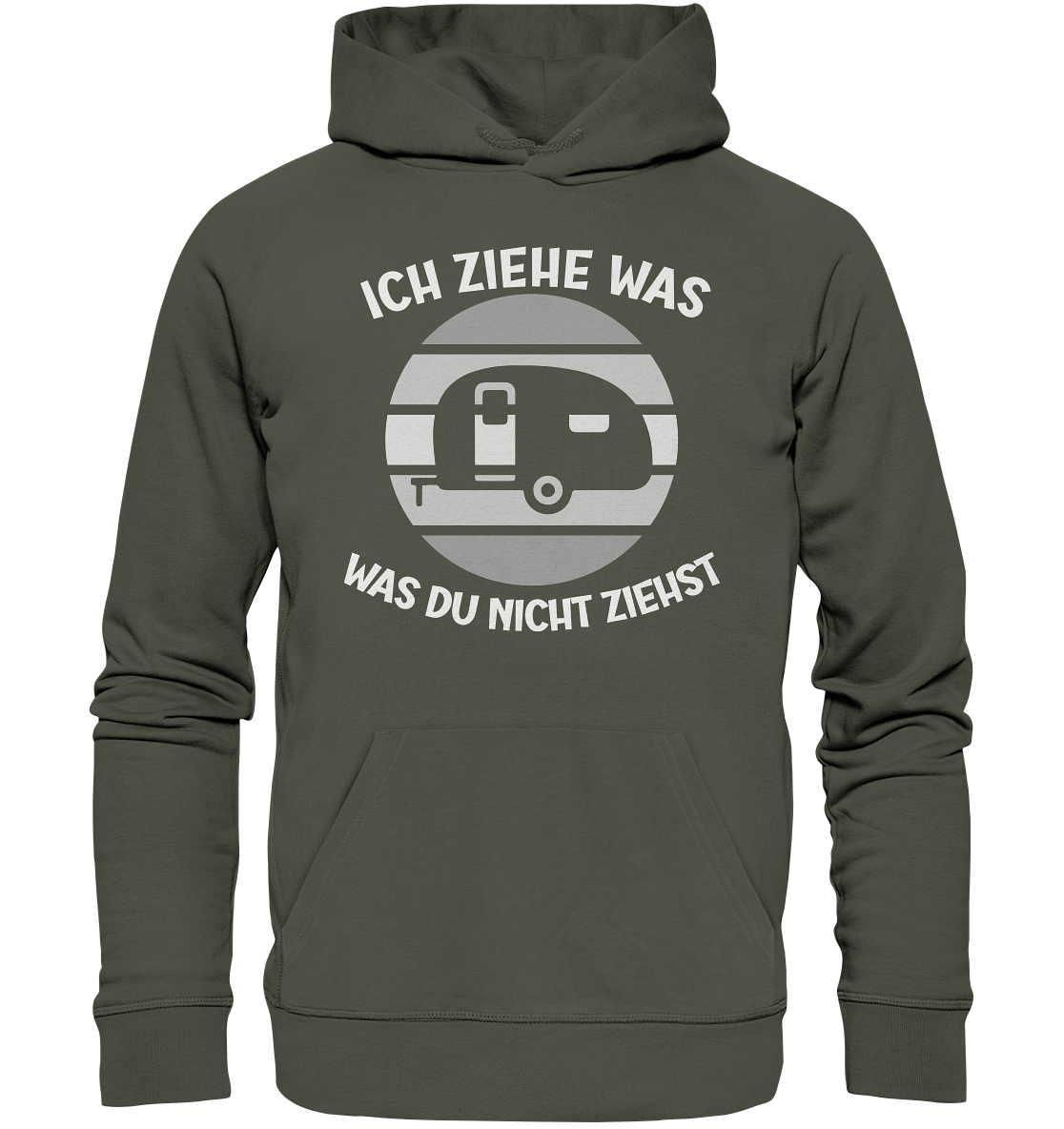 Ich ziehe was grau - Organic Basic Hoodie