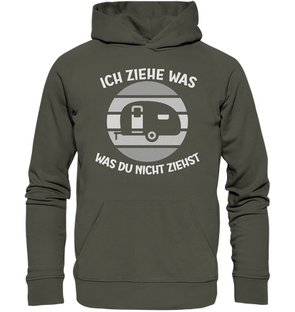 Ich ziehe was grau - Organic Basic Hoodie