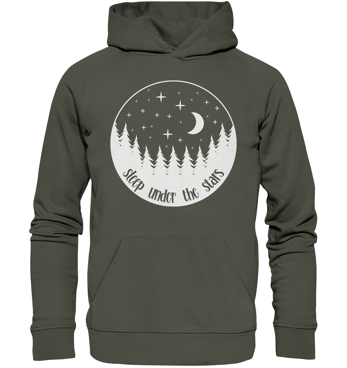 Sleep under the stars - Organic Basic Hoodie