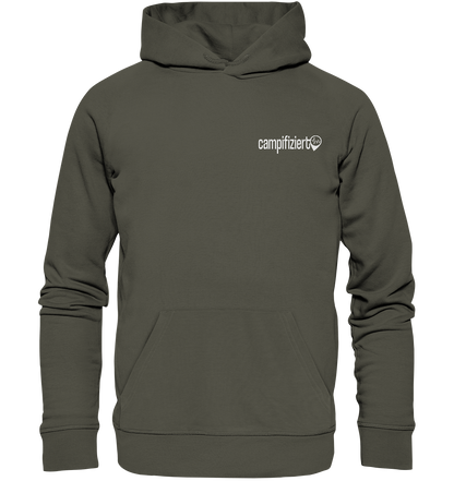 Der Weg ist das Ziel Backprint - Organic Basic Hoodie