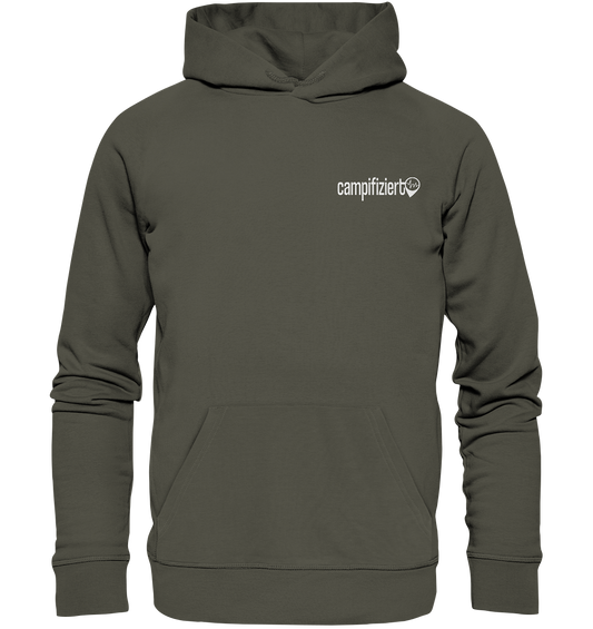 Der Weg ist das Ziel Backprint - Organic Basic Hoodie