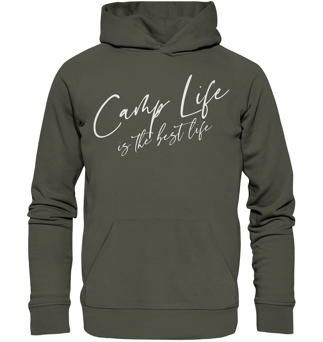 Camp life is the best life - Organic Basic Hoodie