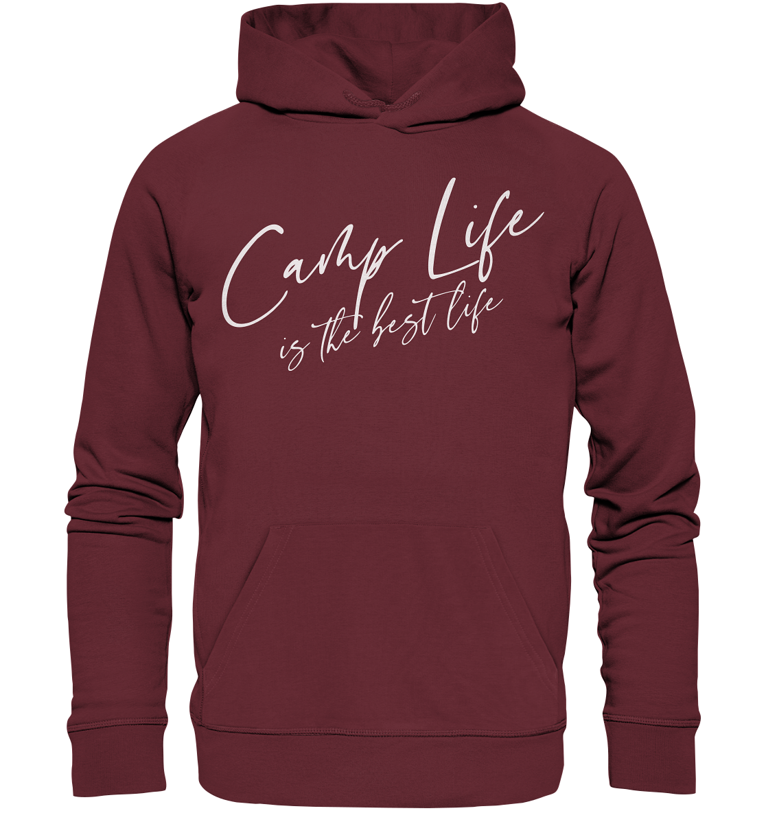 Camp life is the best life - Organic Basic Hoodie