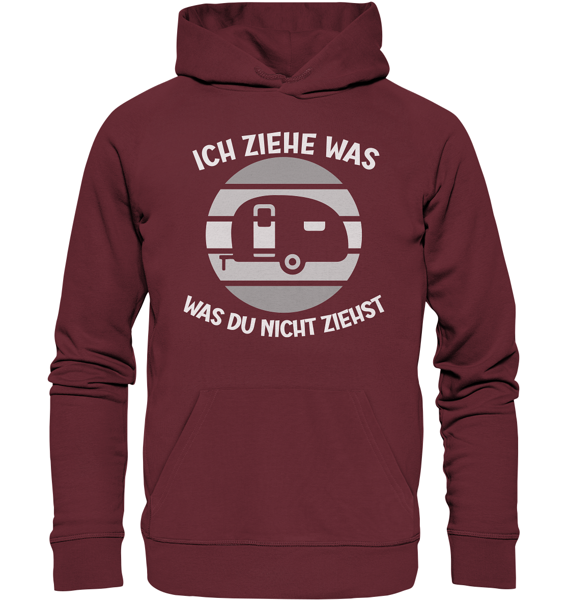 Ich ziehe was grau - Organic Basic Hoodie