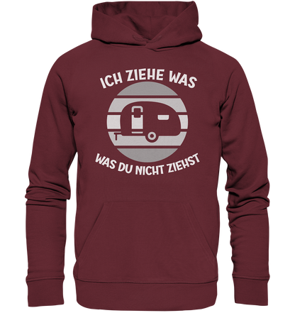 Ich ziehe was grau - Organic Basic Hoodie