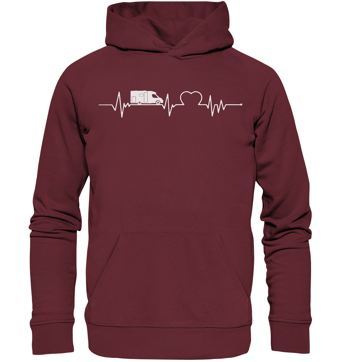 WoMo Herzschlag  - Organic Basic Hoodie