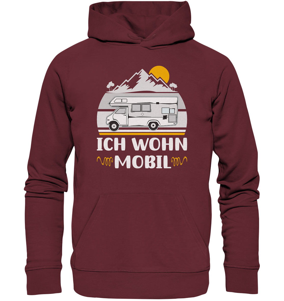 Ich wohn mobil - Organic Basic Hoodie