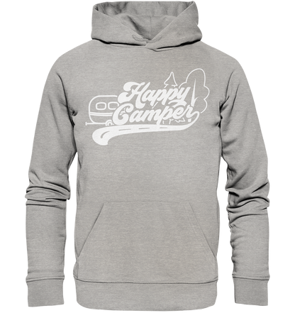 Happy Camper Wohnwagen - Organic Basic Hoodie