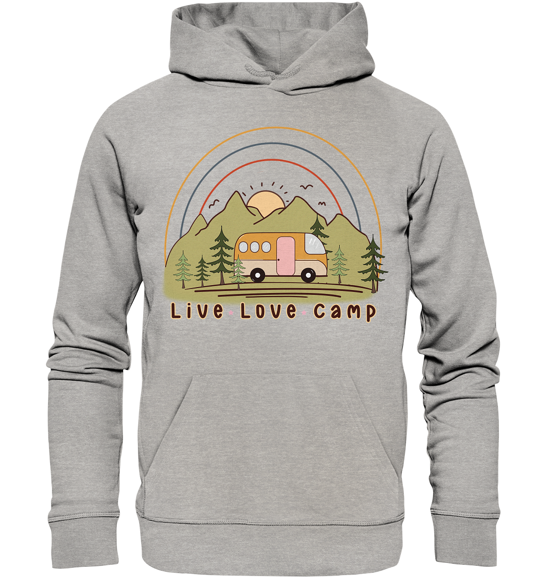 Live - Love - Camp - Organic Basic Hoodie