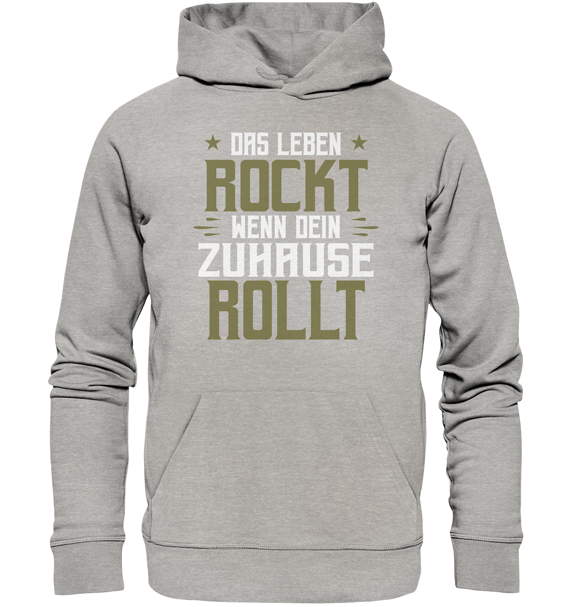 Das Leben rockt - Organic Basic Hoodie