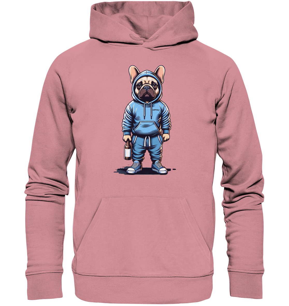 Camping Bulldogge - Organic Basic Hoodie