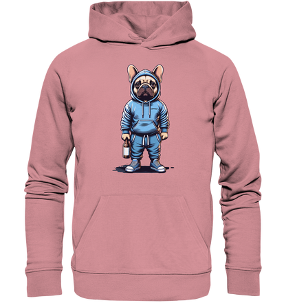 Camping Bulldogge - Organic Basic Hoodie