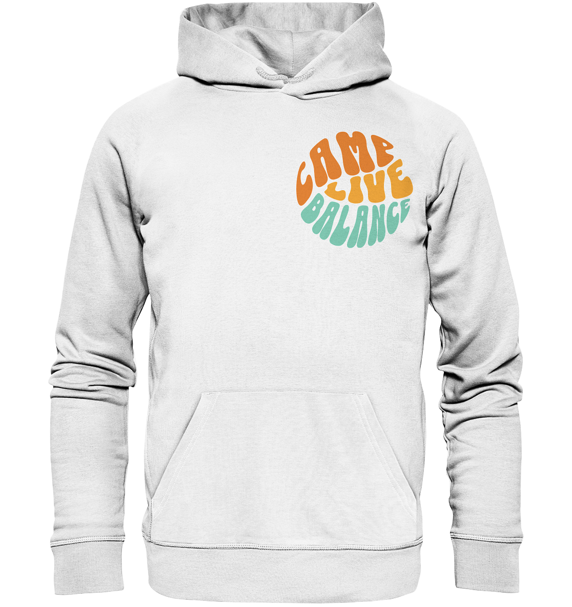 Camp Life Balance Kreis - Organic Basic Hoodie