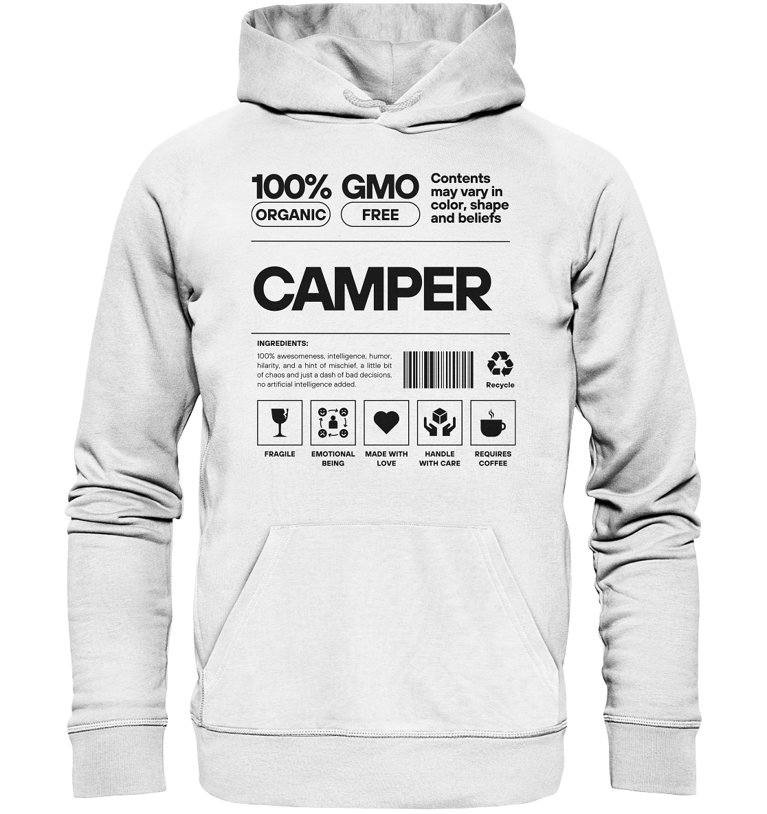 Camper Inhalt - Organic Basic Hoodie