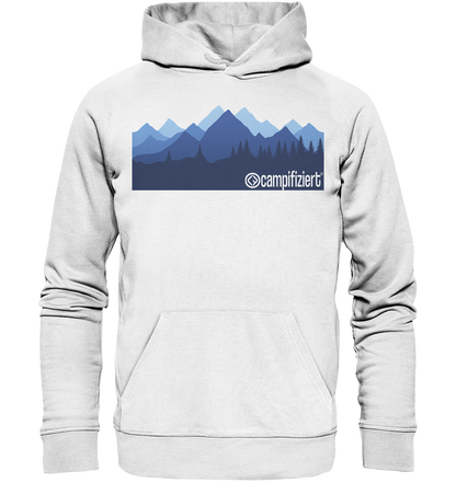 campifiziert® blaue Berge - Organic Basic Hoodie