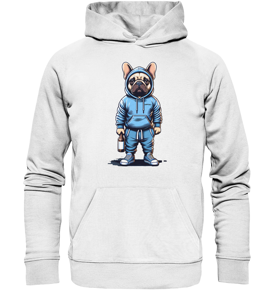 Camping Bulldogge - Organic Basic Hoodie