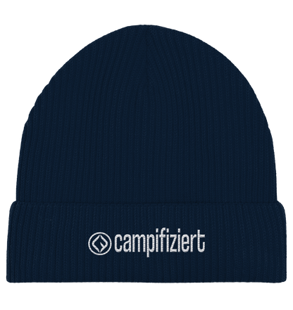 campifiziert® Logo gestickt - Organic Fisherman Beanie