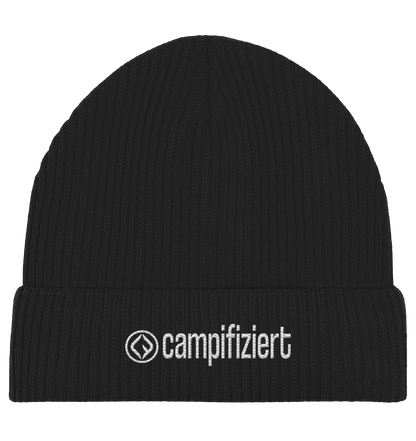 campifiziert® Logo gestickt - Organic Fisherman Beanie