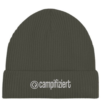 campifiziert® Logo gestickt - Organic Fisherman Beanie