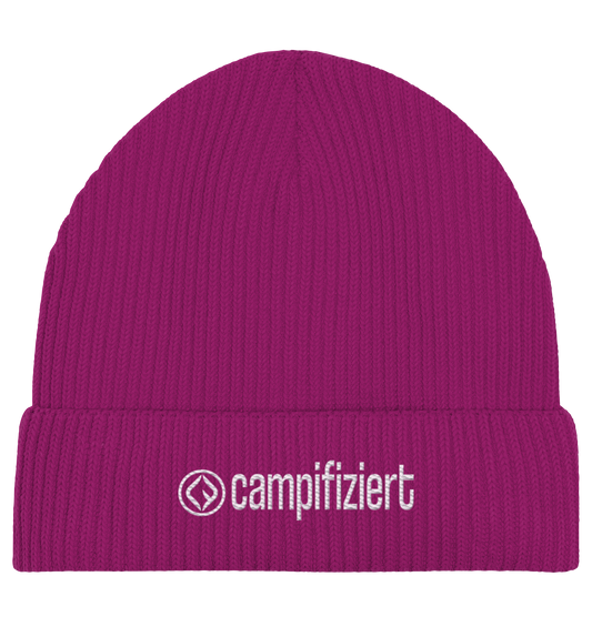 campifiziert® Logo gestickt - Organic Fisherman Beanie