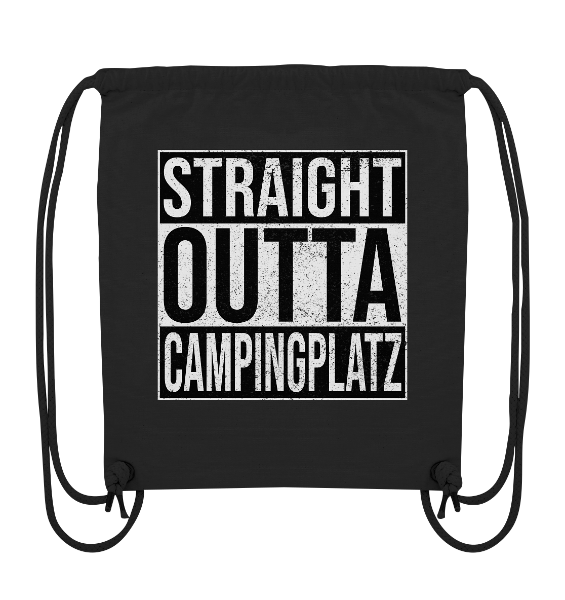 Straight Outta Campingplatz - Organic Gym-Bag