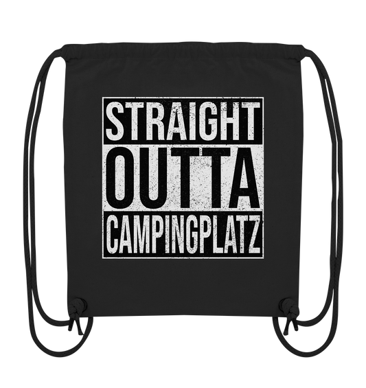 Straight Outta Campingplatz - Organic Gym-Bag