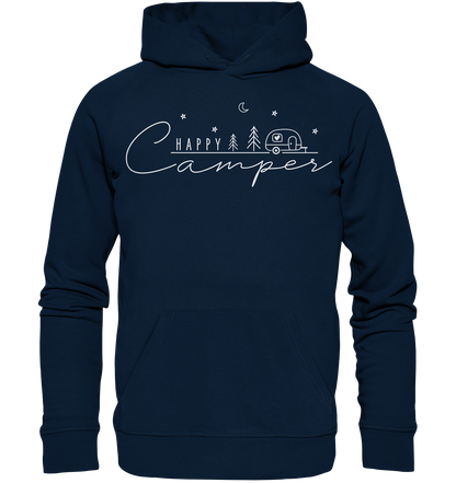Happy Camper Wohnwagen - Organic Hoodie