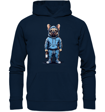 Camping Bulldogge - Organic Hoodie