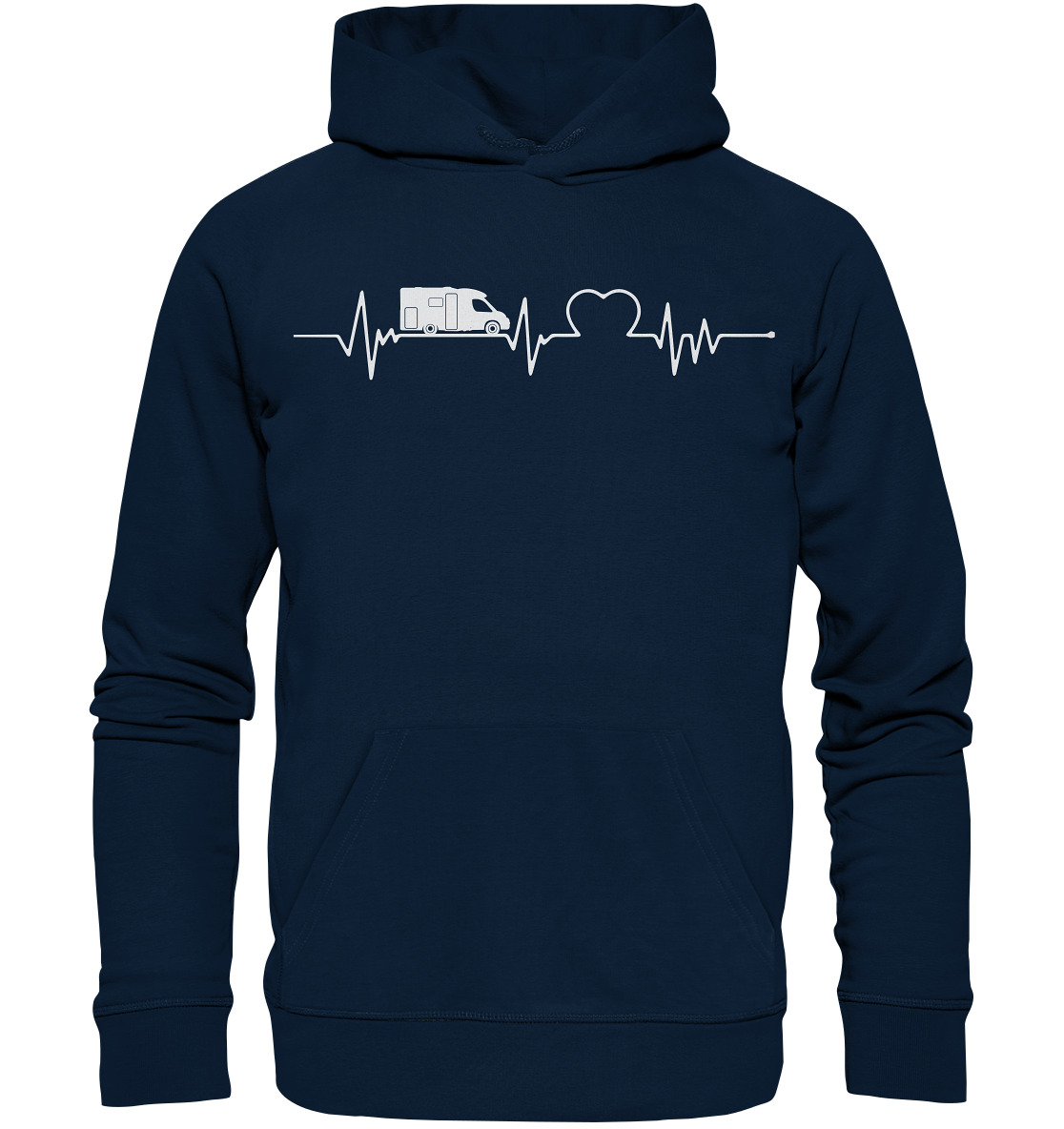 WoMo Herzschlag - Organic Hoodie