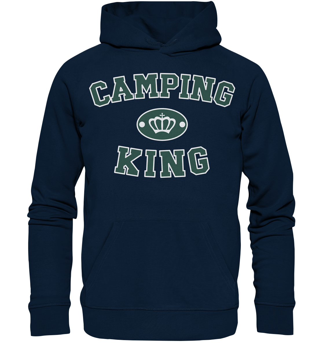 Camping King Krone - Organic Hoodie