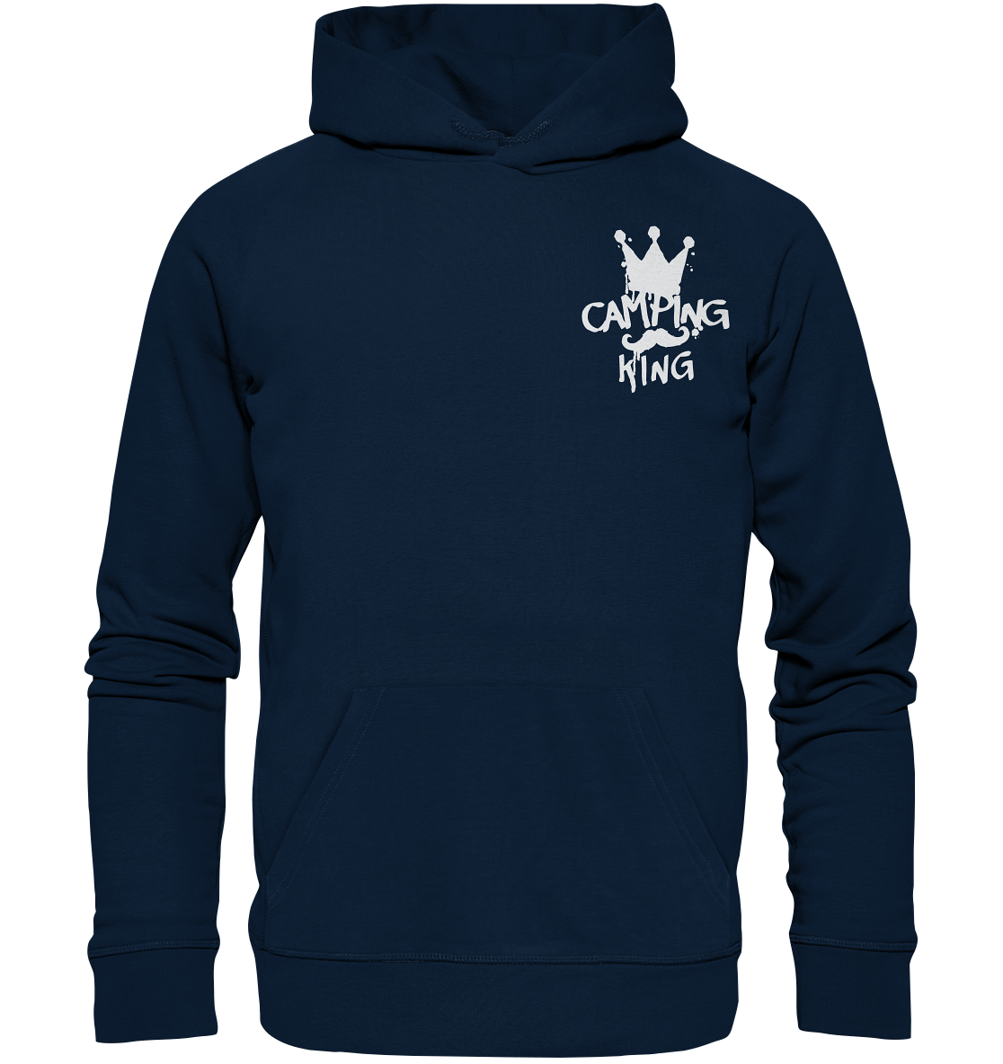 Camping King Krone - Organic Hoodie