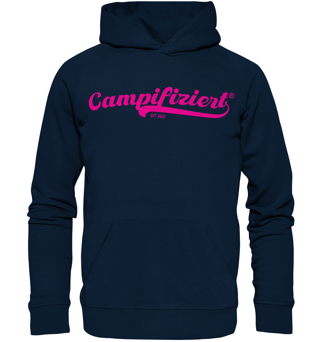 campifiziert® retro pink - Organic Hoodie
