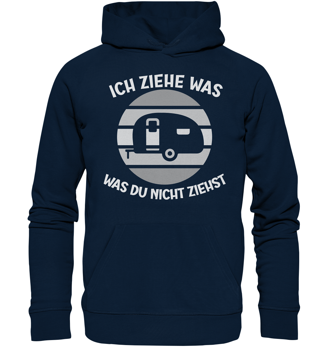 Ich ziehe was grau - Organic Hoodie