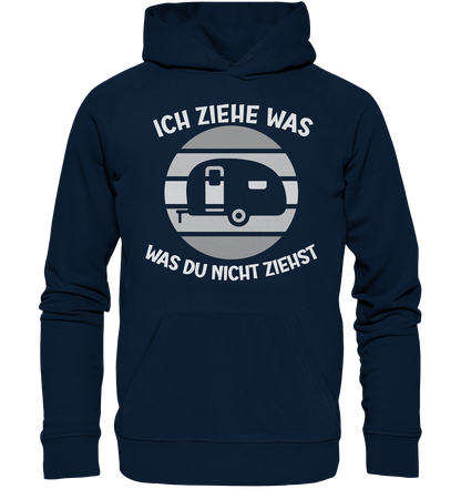 Ich ziehe was grau - Organic Hoodie