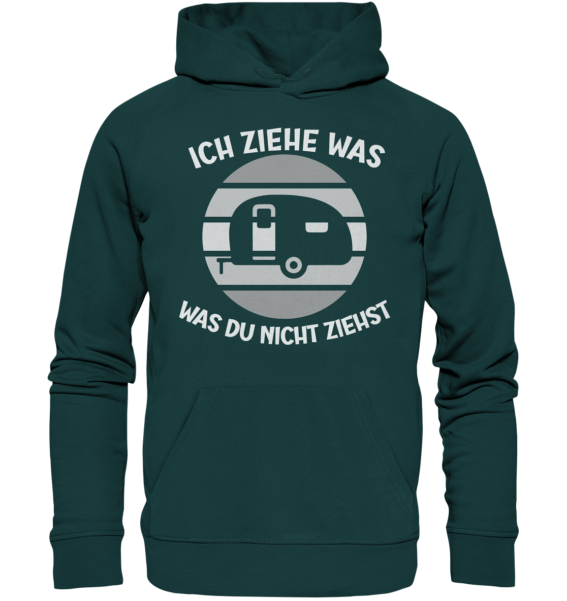 Ich ziehe was grau - Organic Hoodie
