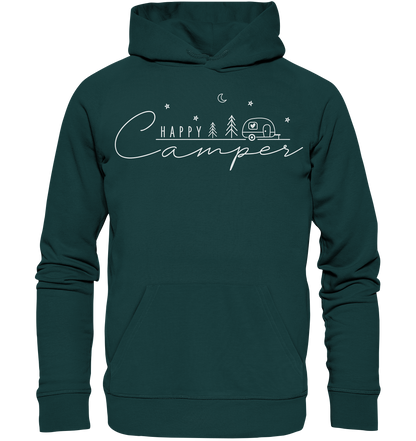 Happy Camper Wohnwagen - Organic Hoodie