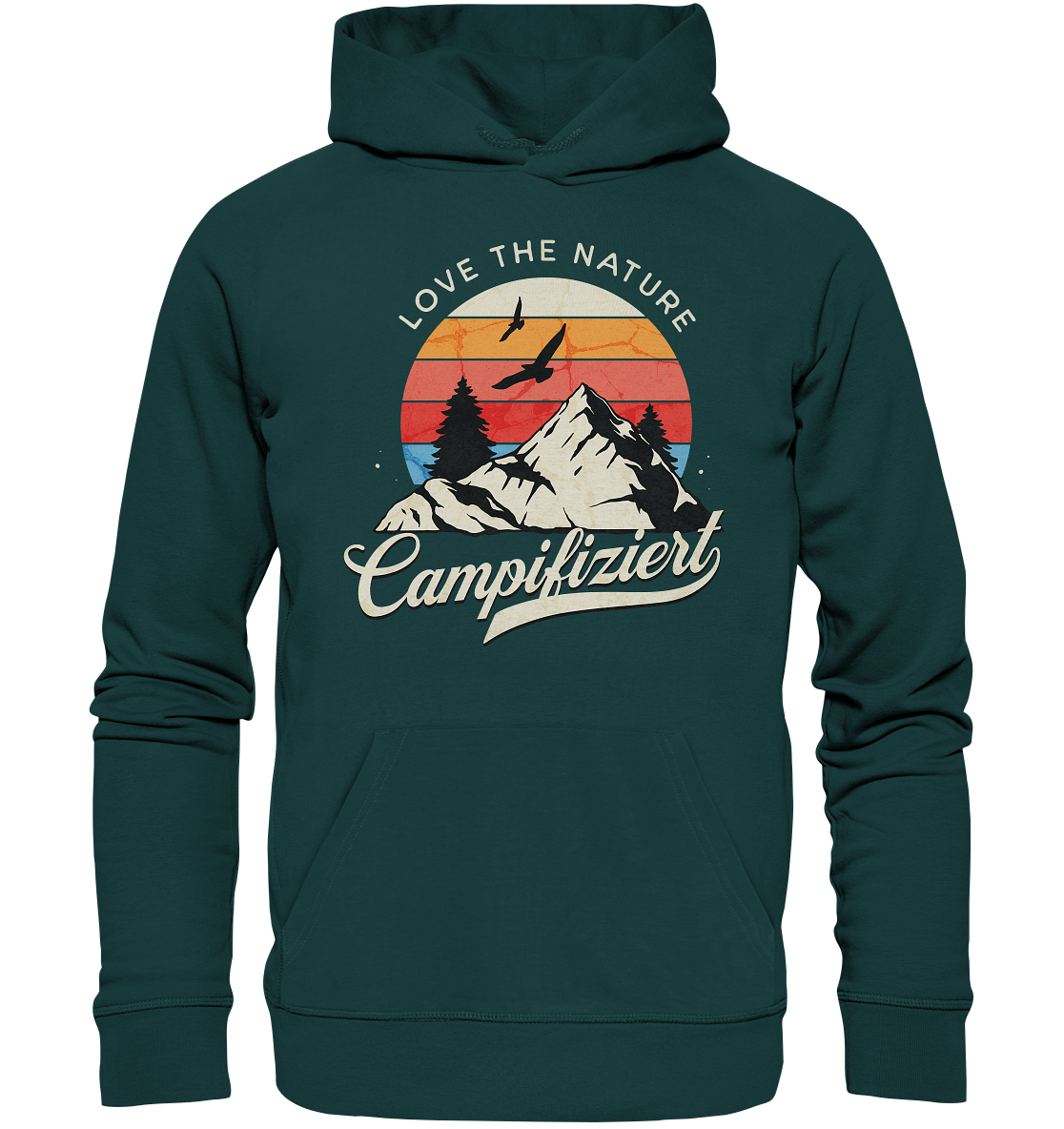 campifiziert - love the nature - Organic Hoodie