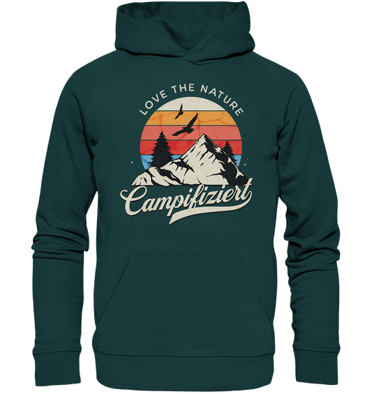 campifiziert - love the nature - Organic Hoodie