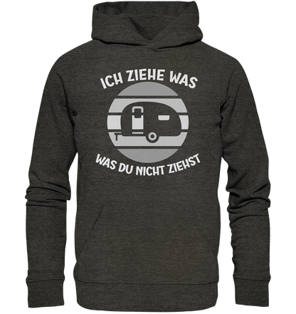 Ich ziehe was grau - Organic Hoodie