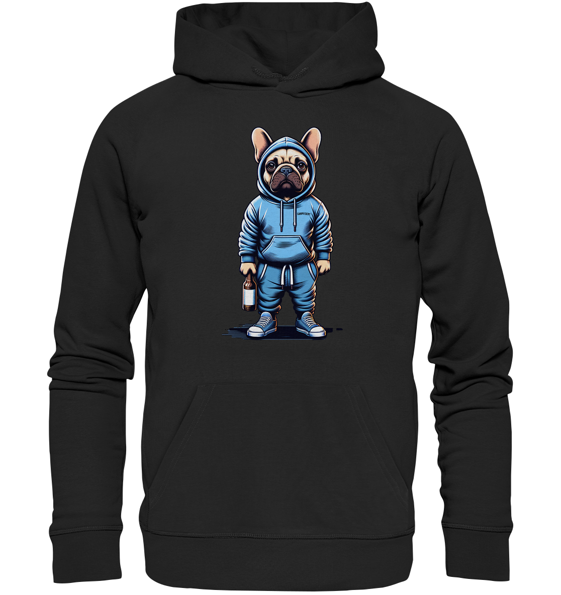 Camping Bulldogge - Organic Hoodie