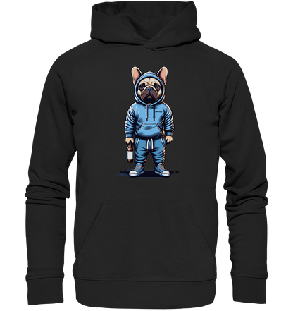 Camping Bulldogge - Organic Hoodie