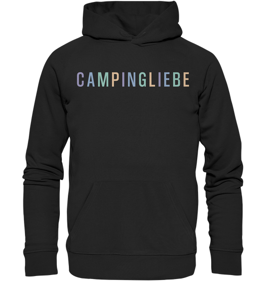 Campingliebe Pastell - Organic Hoodie