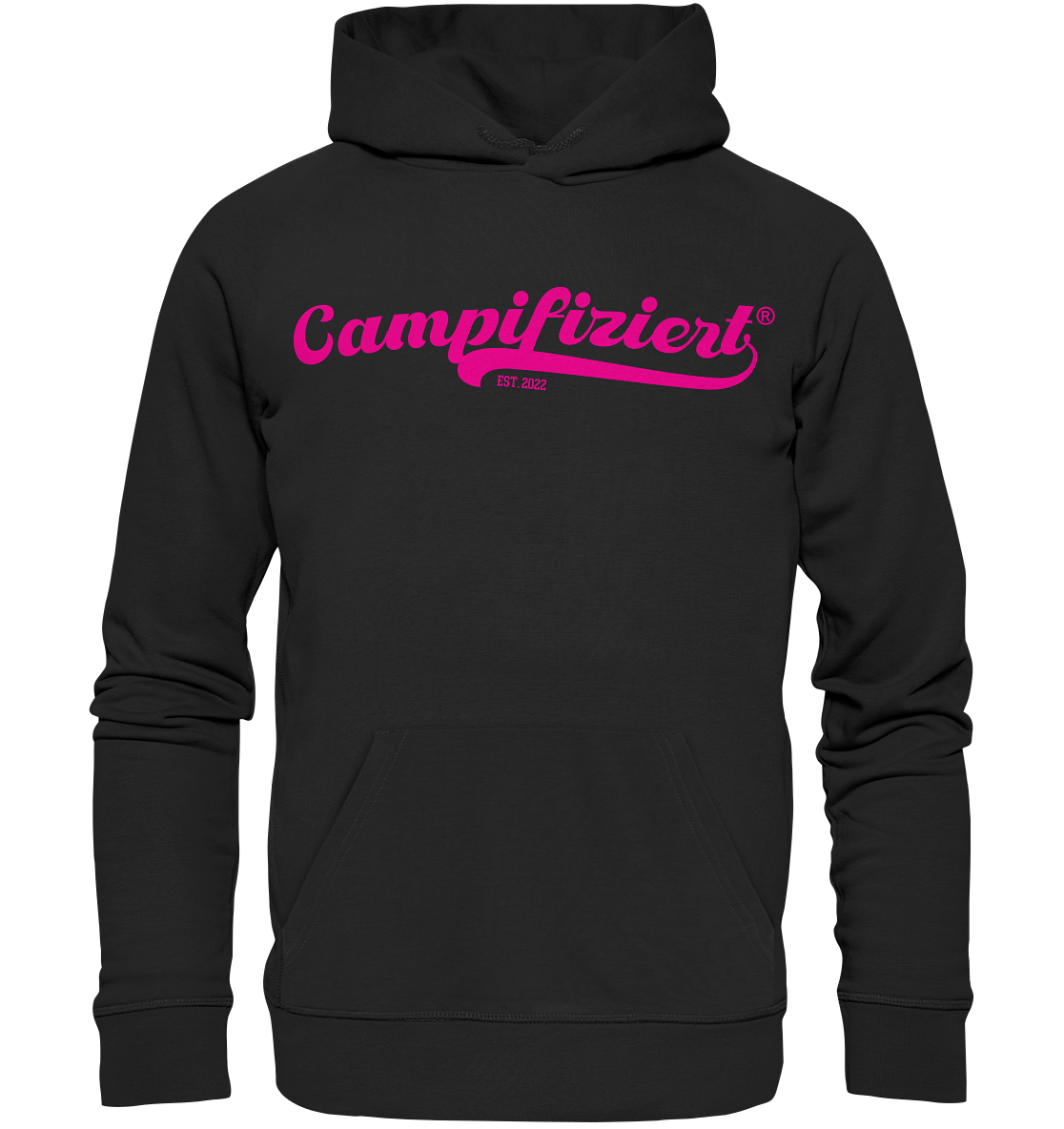 campifiziert® retro pink - Organic Hoodie