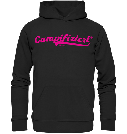 campifiziert® retro pink - Organic Hoodie