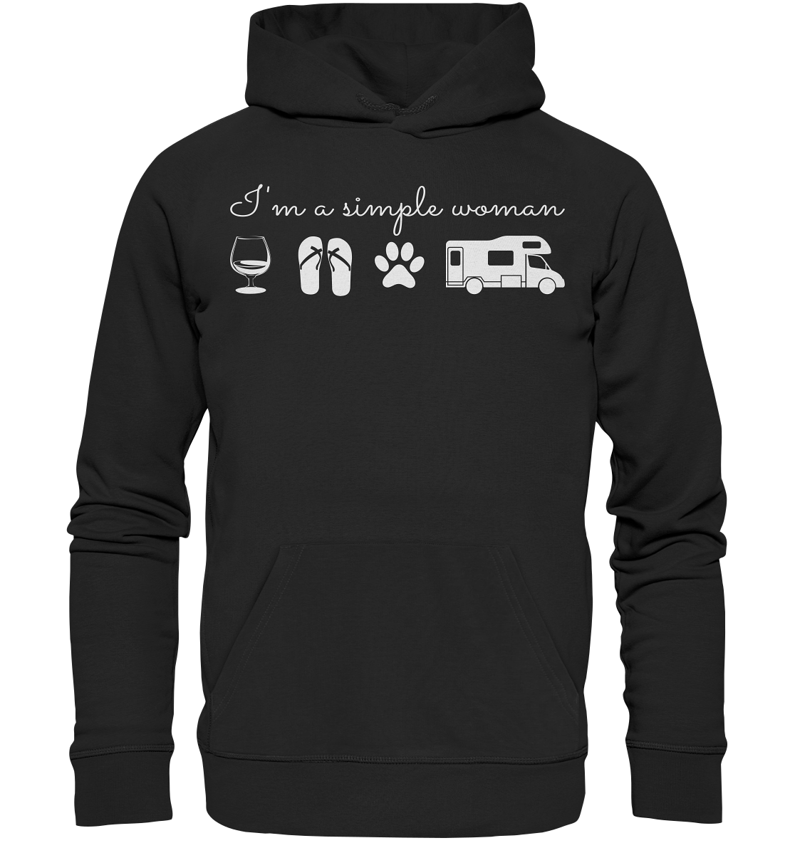 Simple Woman Wohnmobil - Organic Hoodie