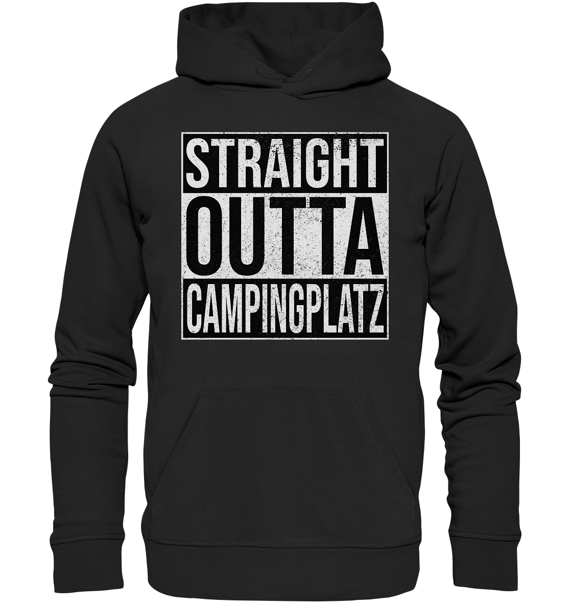 Straight Outta Campingplatz - Organic Hoodie