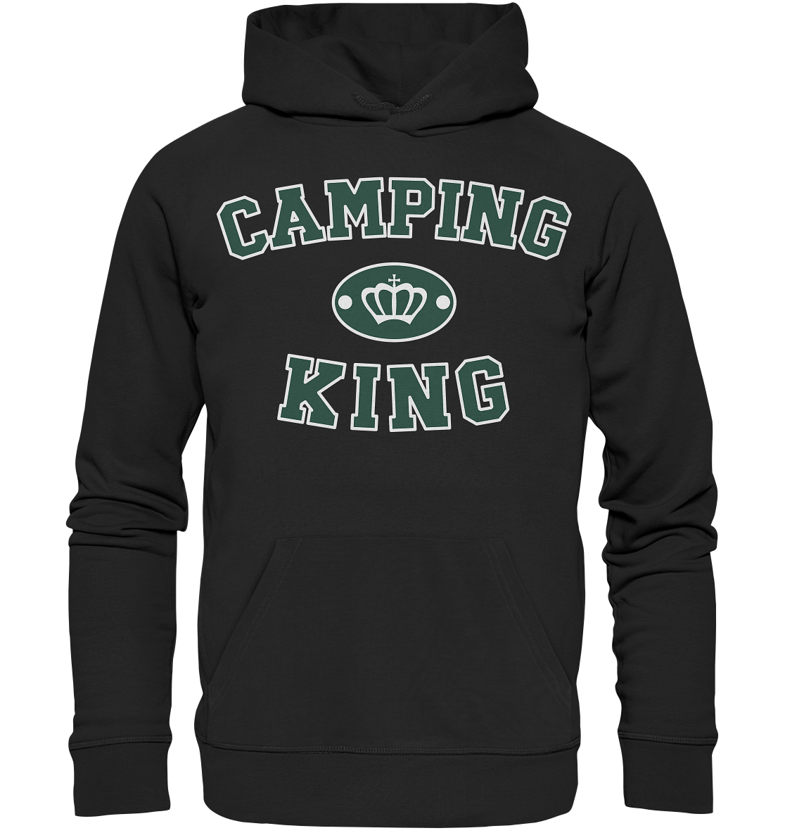Camping King Krone - Organic Hoodie